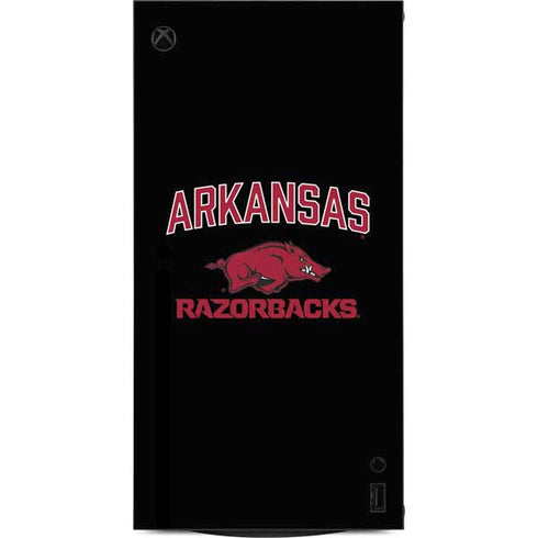 University of Arkansas-Fayetteville Razorbacks Black XBox Series X Digital Edition Console Skin